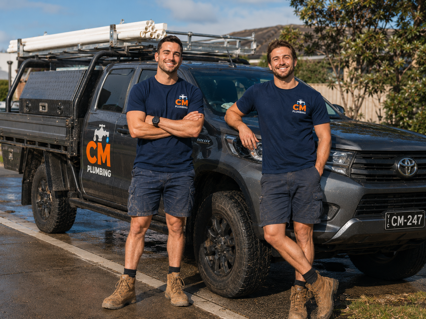 CM Plumbing team — licensed Melbourne plumbers